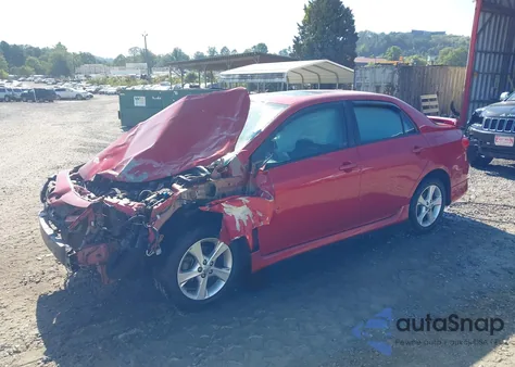 2012 Toyota Corolla S/Le z USA, uszkodzony, nr VIN 5YFBU4EE1CP012712